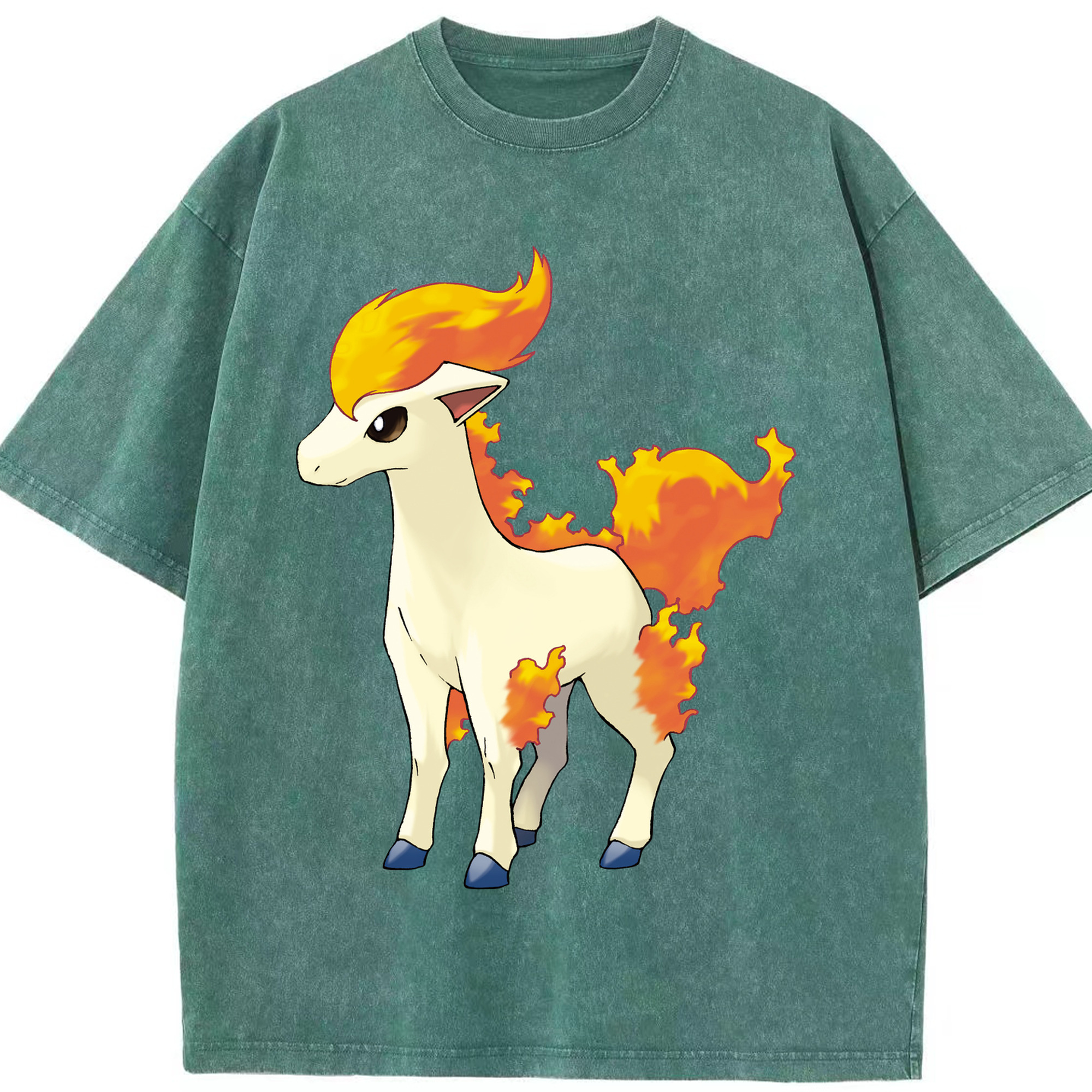 （画像用） ポケットモンスター Pokémon 綿100% ヴィンテージ風 半袖Tシャツ（フロントプリント）
